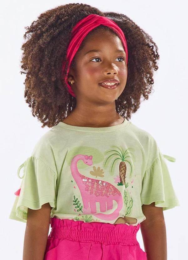 Vista 2 Blusa Infantil Algodão Verde Up Baby Up Baby