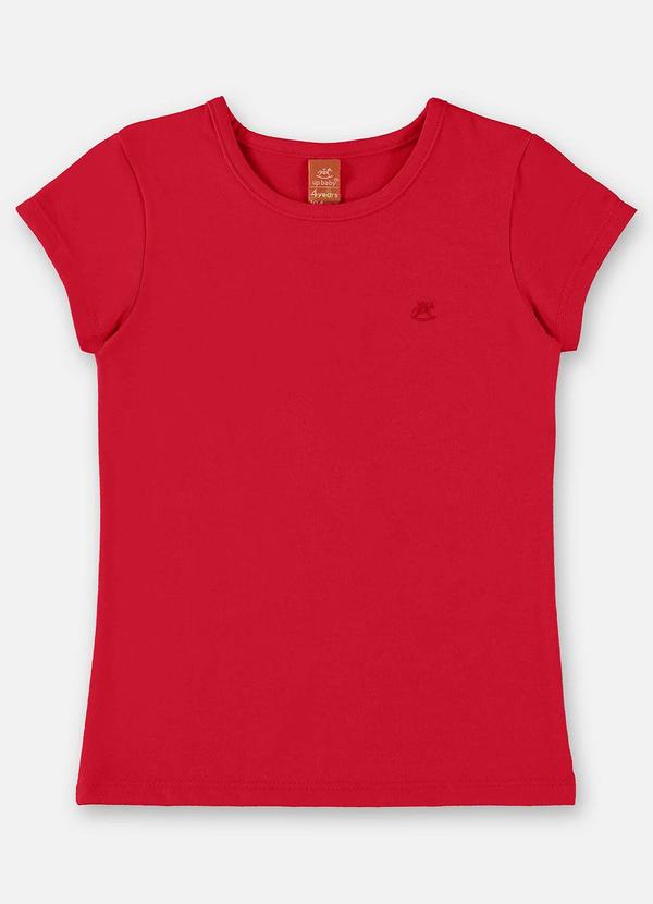 Blusa Infantil em Cotton Vermelho