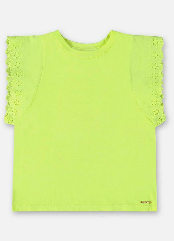 Vista 2 Blusa Infantil em Meia Malha Verde Up Baby Up Baby