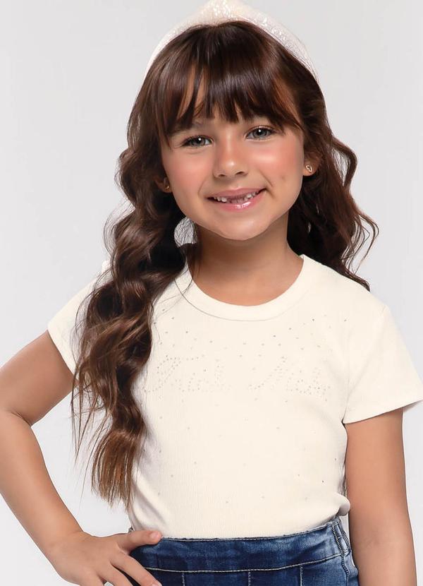 Blusa Infantil em Ribana Bege