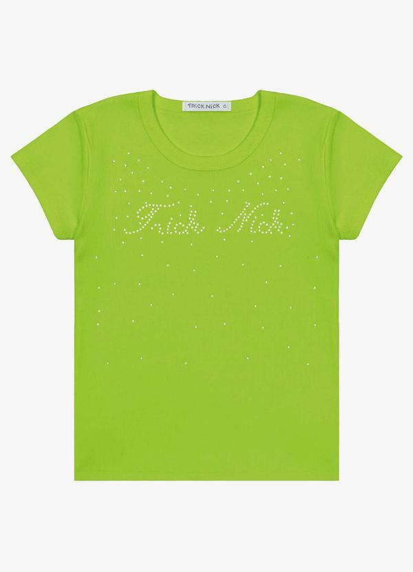 Blusa Infantil em Ribana Verde
