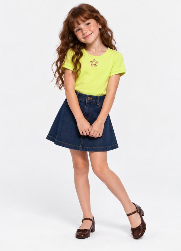 Blusa Infantil em Ribana Verde