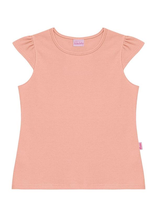 Blusa Infantil Enfeite Lateral Rosa