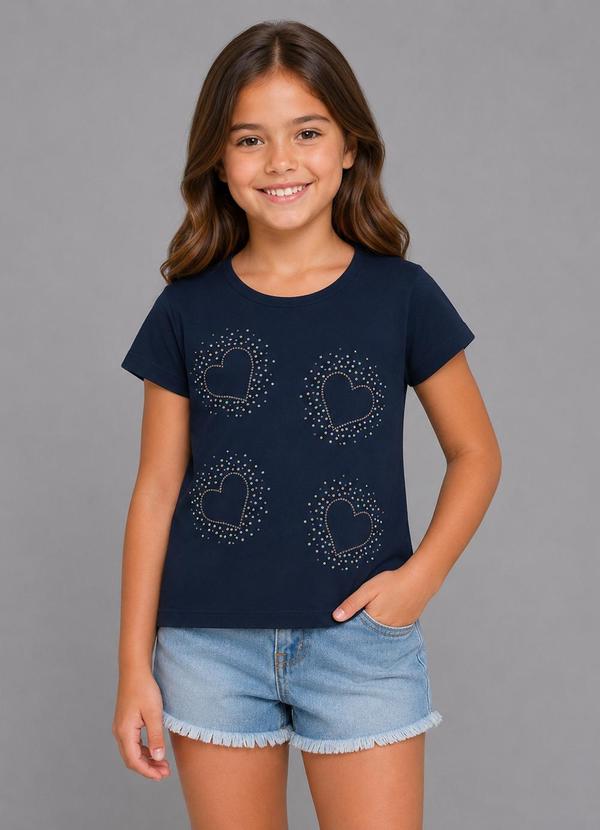 Blusa Infantil Feminina Azul