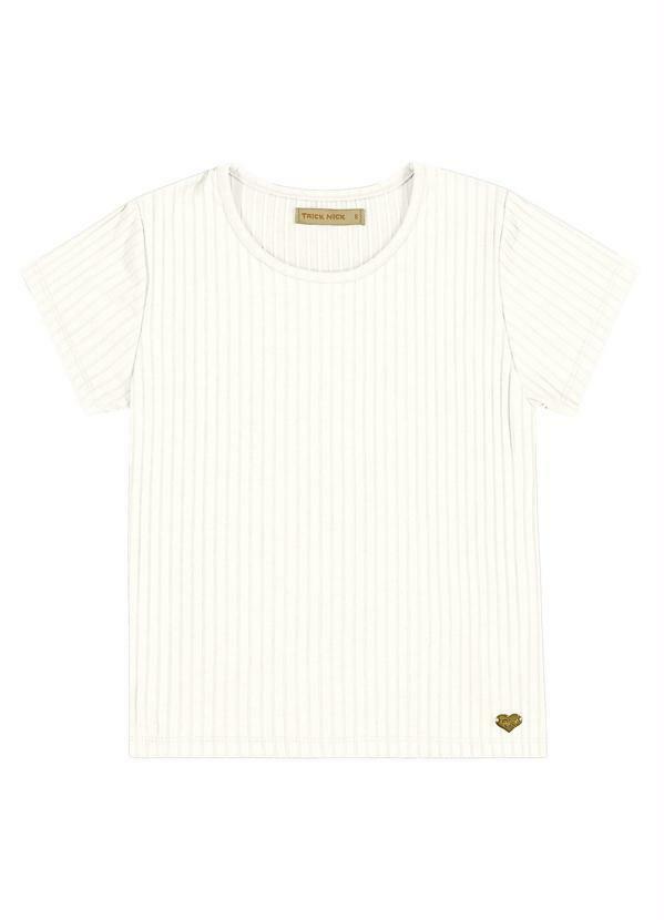 Blusa Infantil Feminina Básica Bege