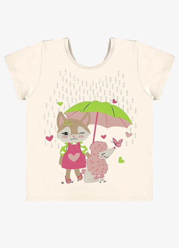 Blusa Infantil Feminina Bege