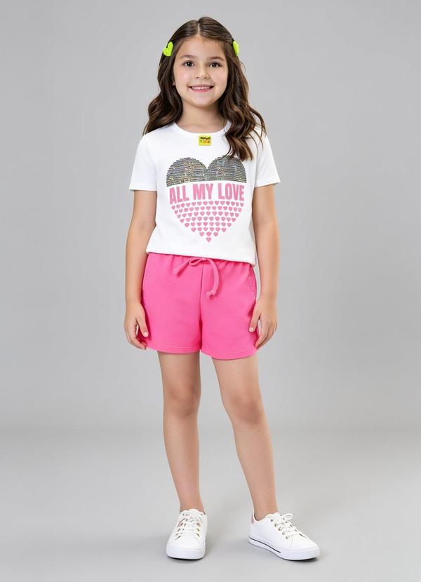 Blusa Infantil Feminina Branco