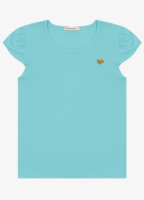 Blusa Infantil Menina Cotton Leve Azul