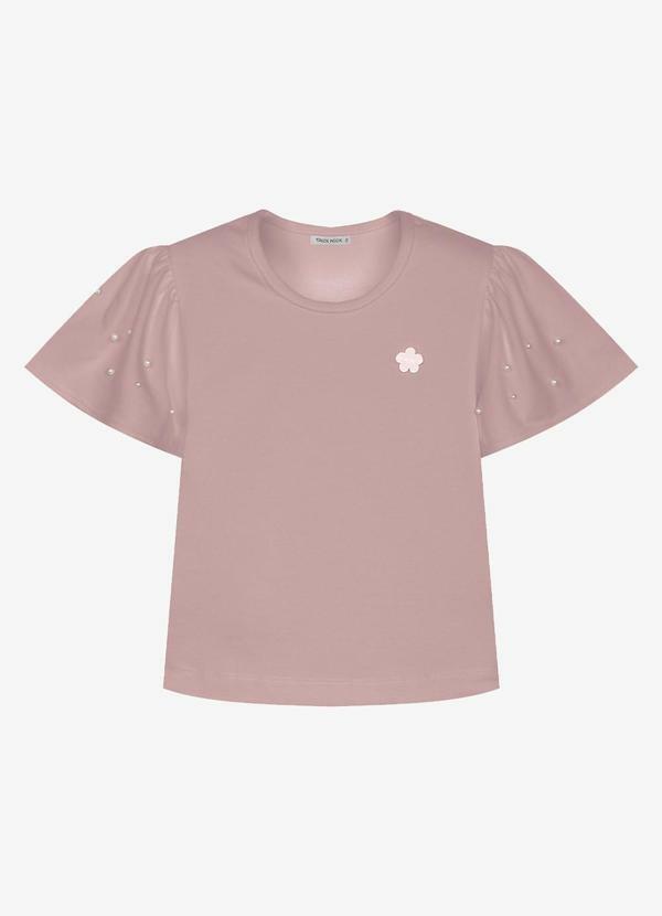 Blusa Infantil Feminina Cotton Leve Rosa