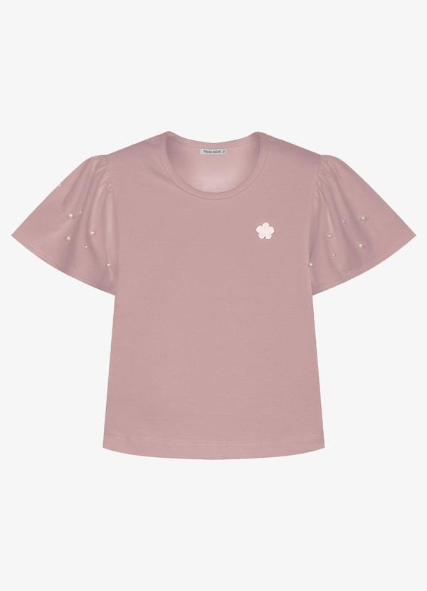 Blusa Infantil Feminina Cotton Leve Rosa