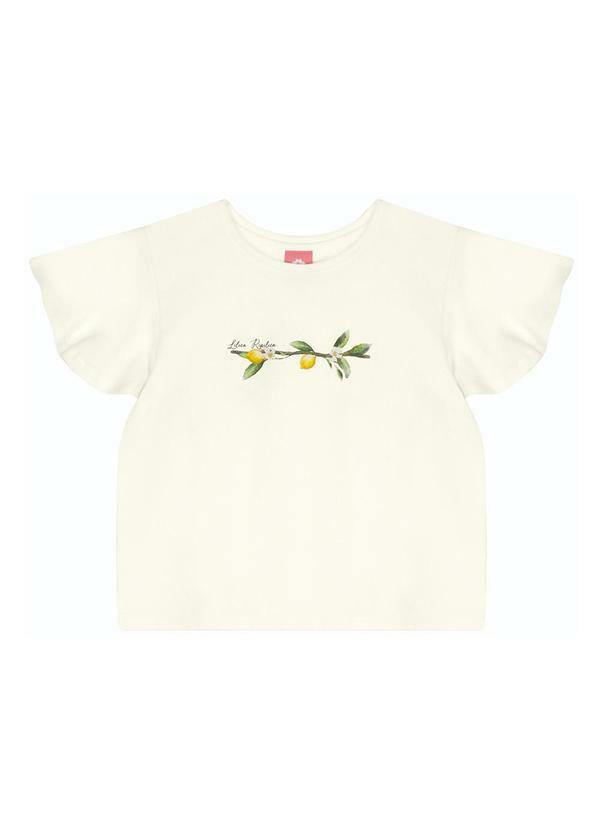 Blusa Infantil Feminina Lilica Ripilica Branco
