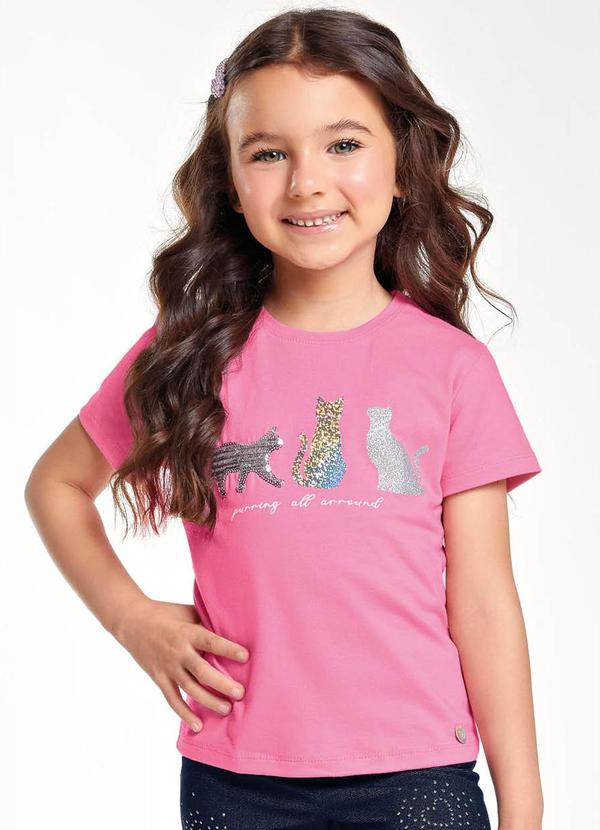 Blusa Infantil Feminina Rosa
