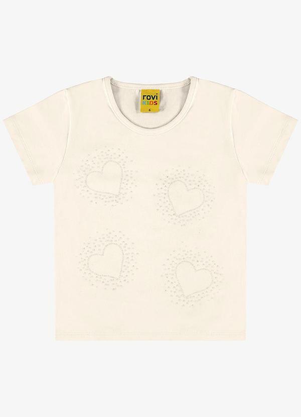 Vista 2 Blusa Infantil Feminina Bege Trick Nick Trick Nick