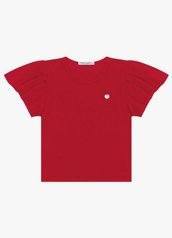 Blusa Infantil Feminina Vermelho