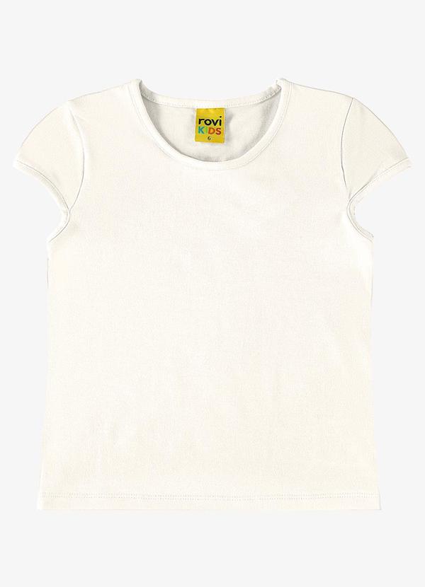 Vista 2 Blusa Infantil Menina Bege Rovi Kids Rovi Kids