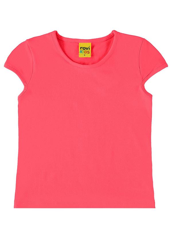 Vista 2 Blusa Infantil Menina Rosa Kyly Kyly