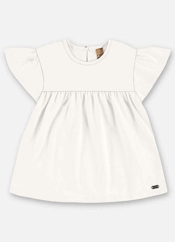 Vista 2 Blusa Infantil Finina Algodão Bege Up Baby Up Baby