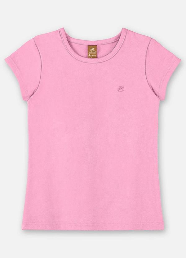 Vista 2 Blusa Infantil Finina Cotton Rosa Up Baby Up Baby