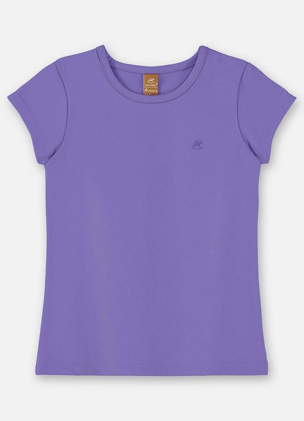 Vista 2 Blusa Infantil Finina Cotton Roxo Up Baby Up Baby