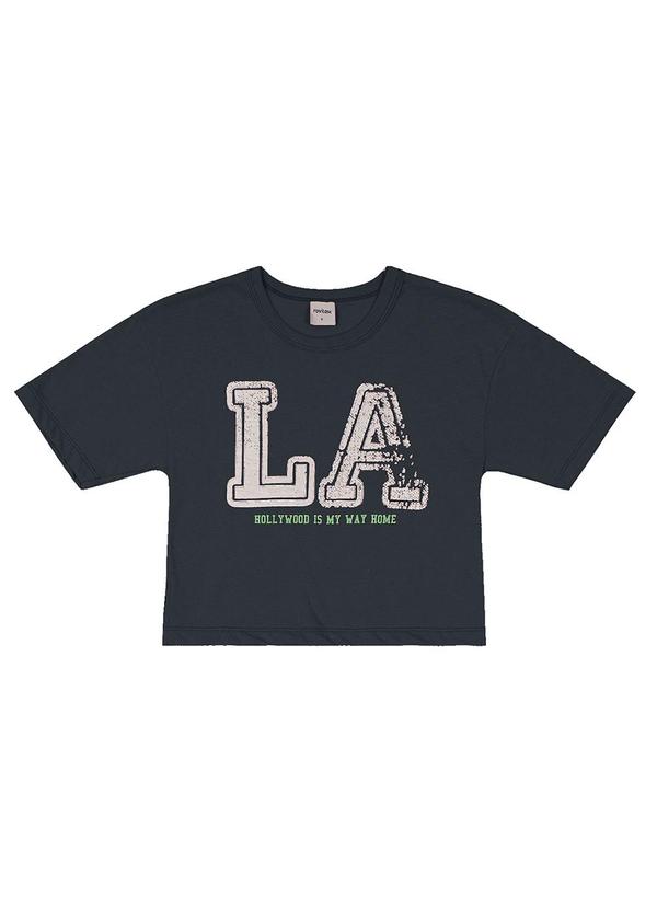 Vista 2 Blusa Infantil Hollywood Cinza Rovi Kids Rovi Kids