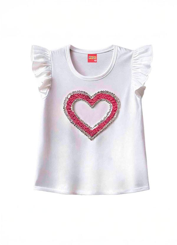 Blusa Infantil Menina Bordado Branco