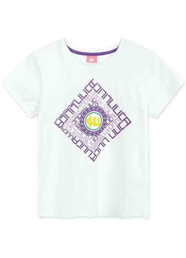 Vista 2 Blusa Infantil Menina Branco Lilica Ripilica Lilica Ripilica