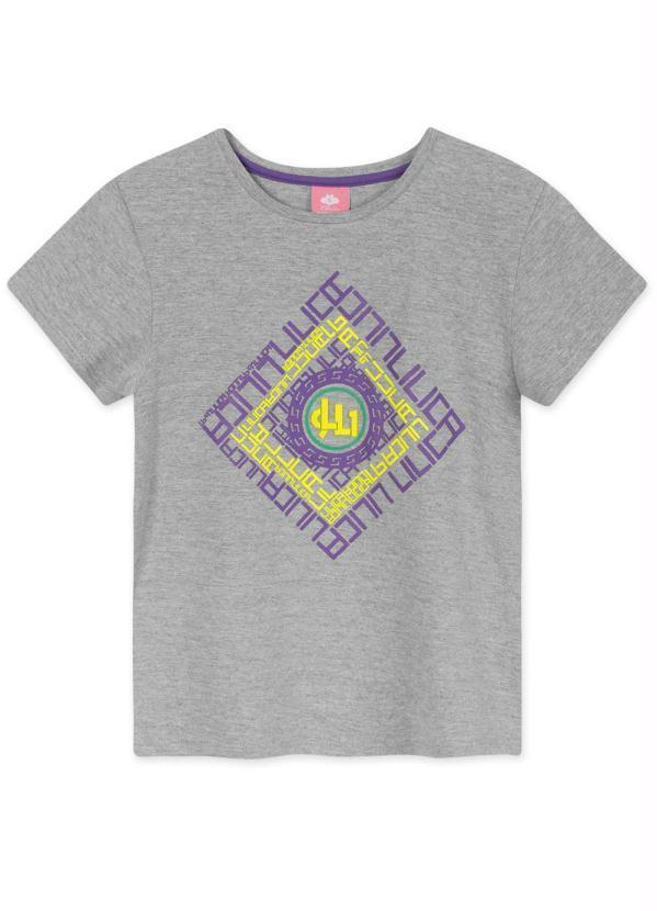 Vista 2 Blusa Infantil Menina Cinza Lilica Ripilica Lilica Ripilica