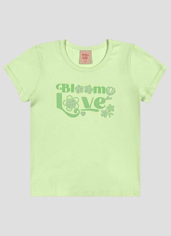 Blusa Infantil Menina Cotton Verde