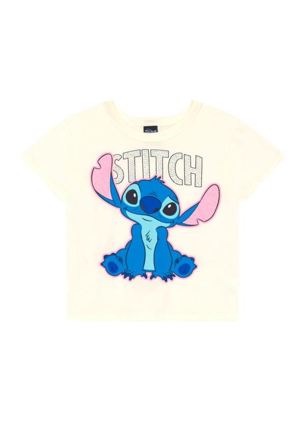 Blusa Infantil Menina em Meia Malha Bege