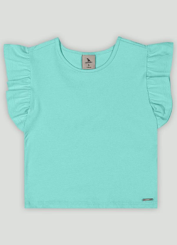 Blusa Infantil para Menina Quimby Azul