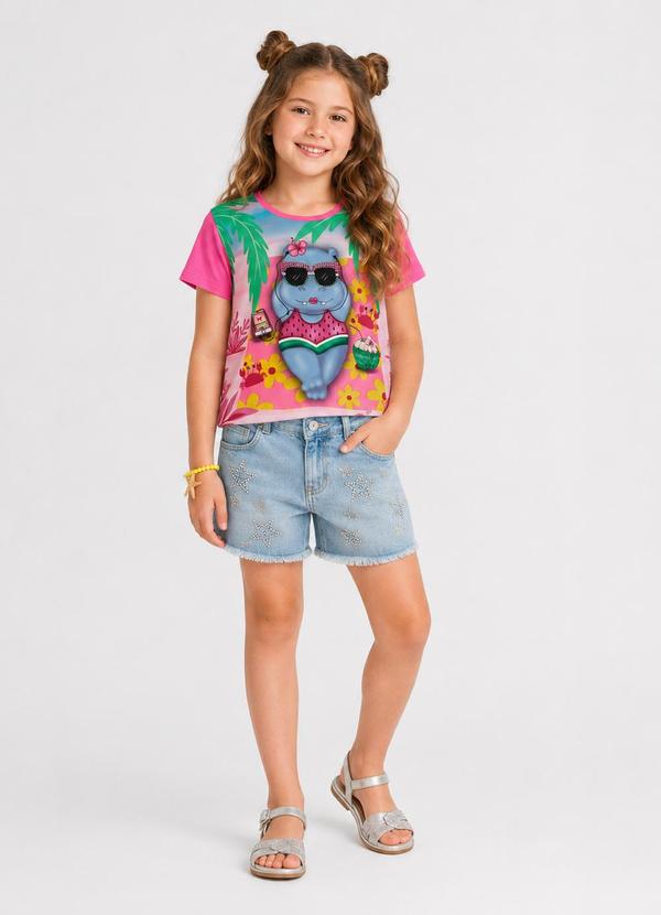 Blusa Infantil Rosa