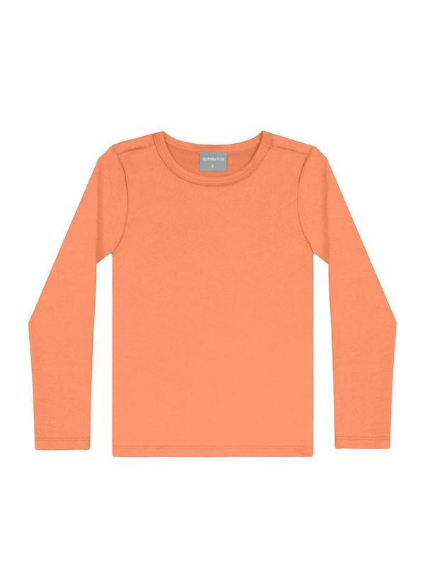 Vista 2 Blusa Infantil Unissex Fps +50 Laranja Quimby Quimby