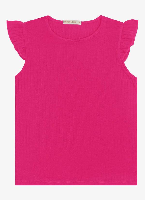 Vista 2 Blusa Juvenil Menina Ribana Rosa Trick Nick Trick Nick