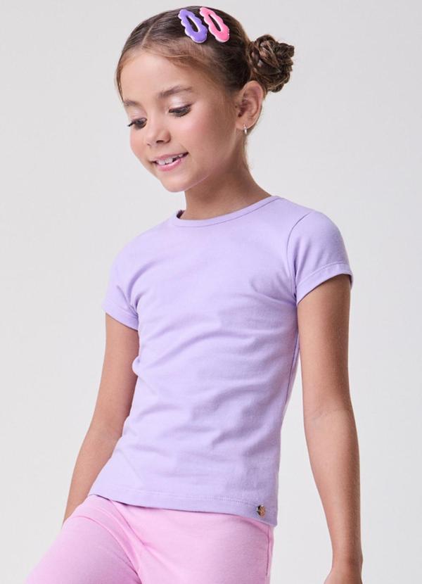 Blusa Lilás Básica Lilás