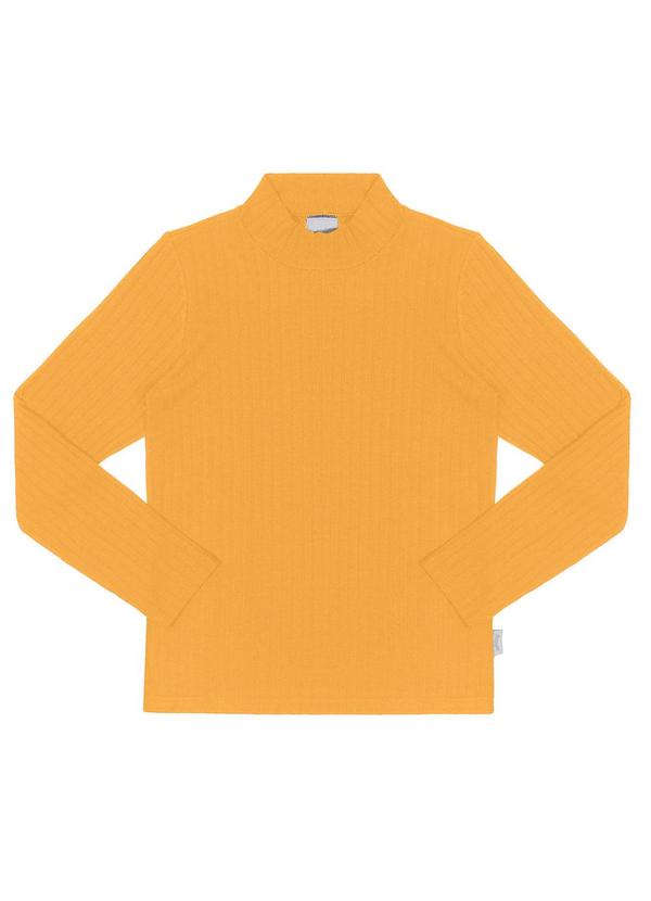 Vista 2 Blusa Malha Canelado Sevilha Amarelo Alakazoo Alakazoo