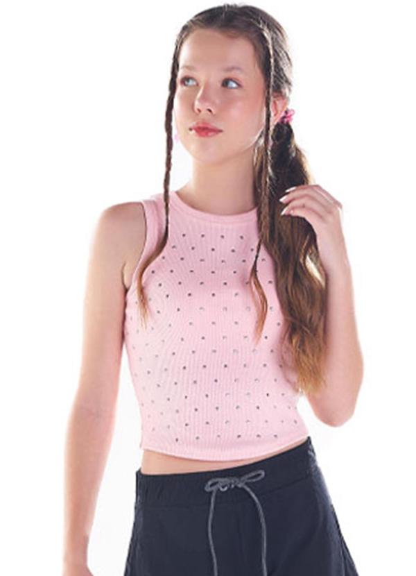 Blusa Malha Rosa
