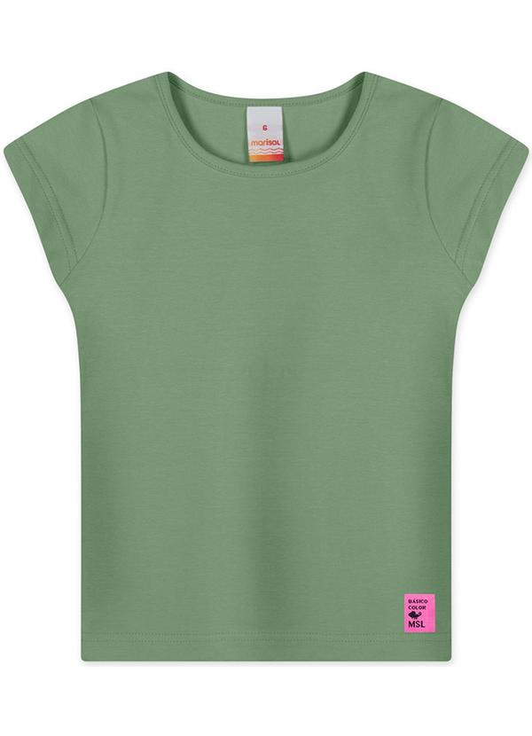 Vista 2 Blusa Manga Curta com Aroma Verde Marisol Marisol