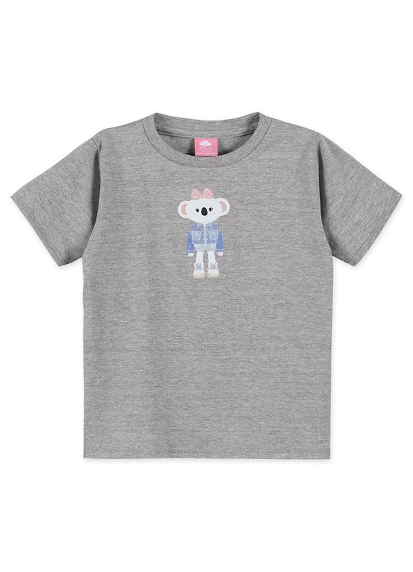 Blusa Manga Curta Infantil Mescla
