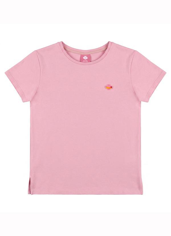Vista 2 Blusa Manga Curta Lilica Ripilica Roxo Lilica Ripilica