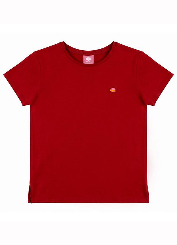 Vista 2 Blusa Manga Curta Lilica Ripilica Vermelho Lilica Ripilica