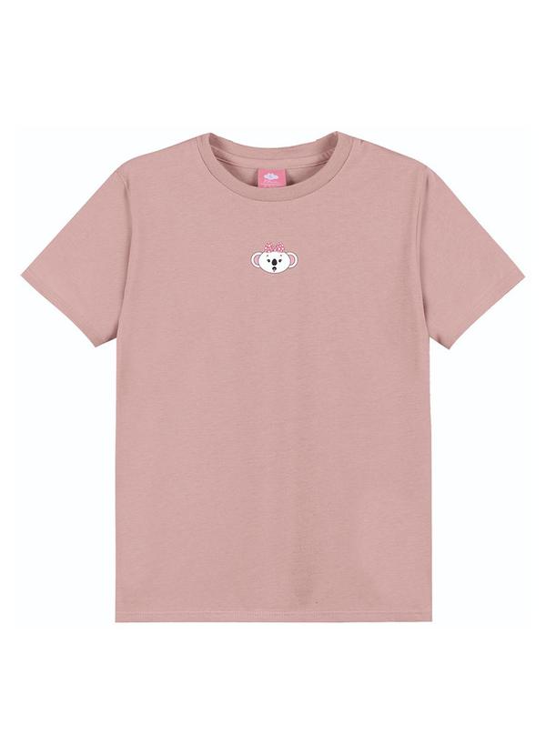 Vista 2 Blusa Manga Curta Menina Lilica Ripilica Rosa Lilica Ripilica