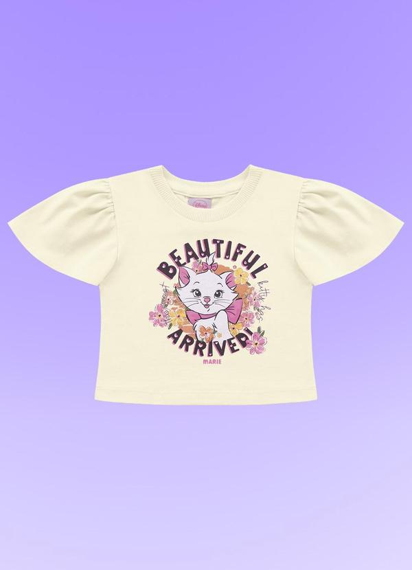 Vista 2 Blusa Marie Bege Fakini Kids Fakini Kids