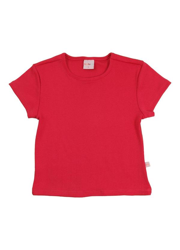 Vista 2 Blusa Mc Básica Pink Tink Bink Tink Bink