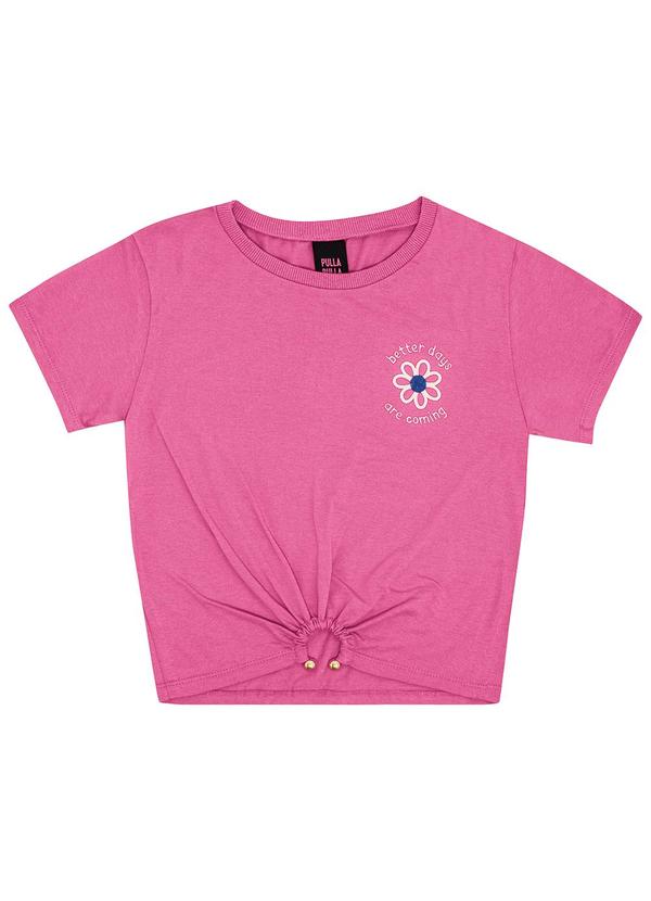 Blusa Meia Malha Rosa