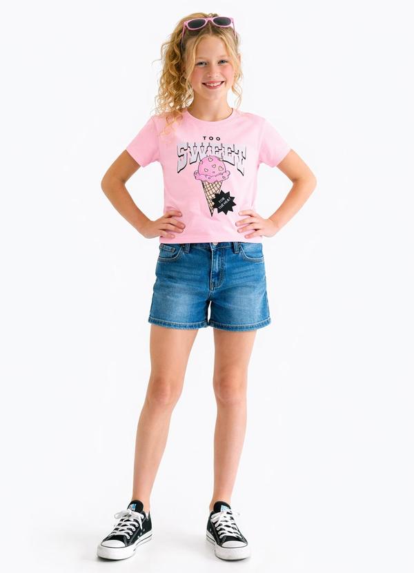 Blusa Meia Malha Rosa