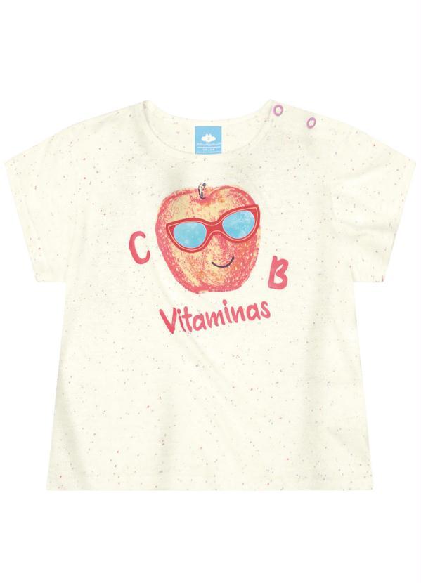 Blusa Menina Bege