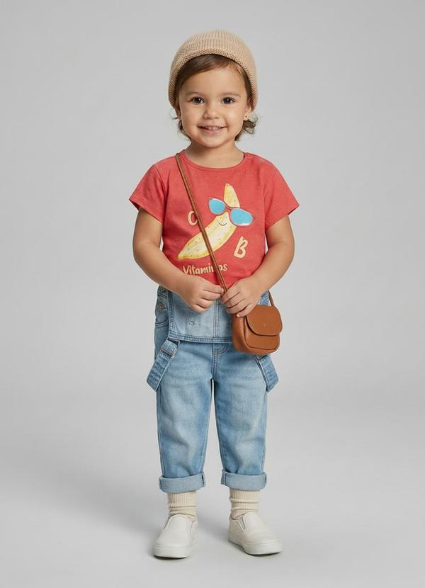 Blusa Menina Vermelha