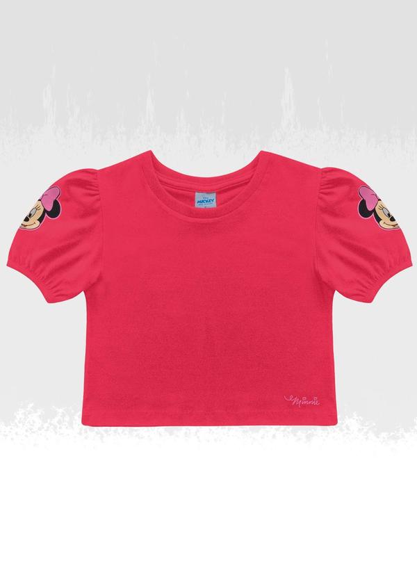 Vista 2 Blusa Minnie Mouse Vermelho Fakini Kids Fakini Kids