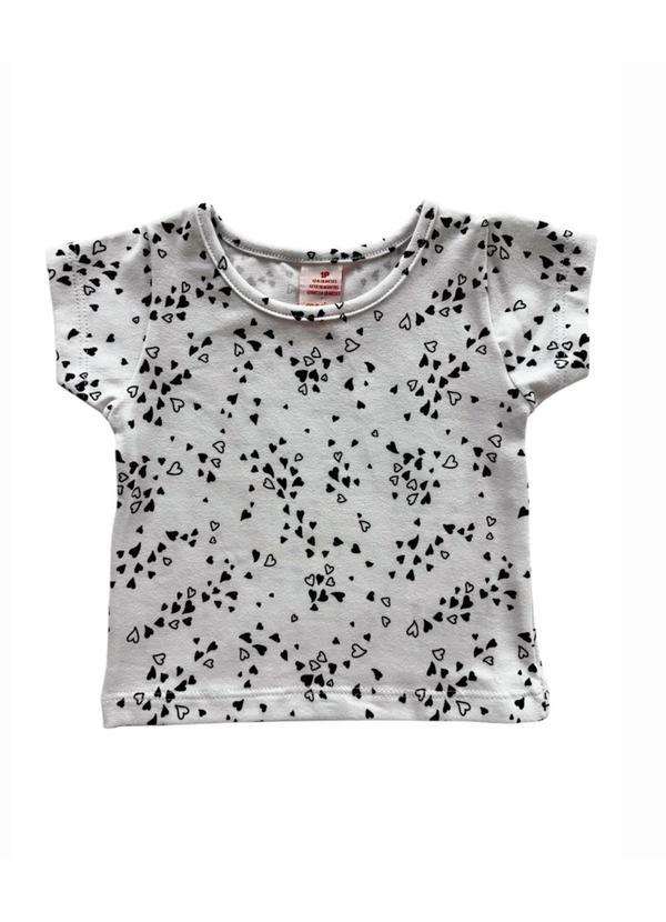 Blusa Mnaga Curta Estampada Marisol Branco