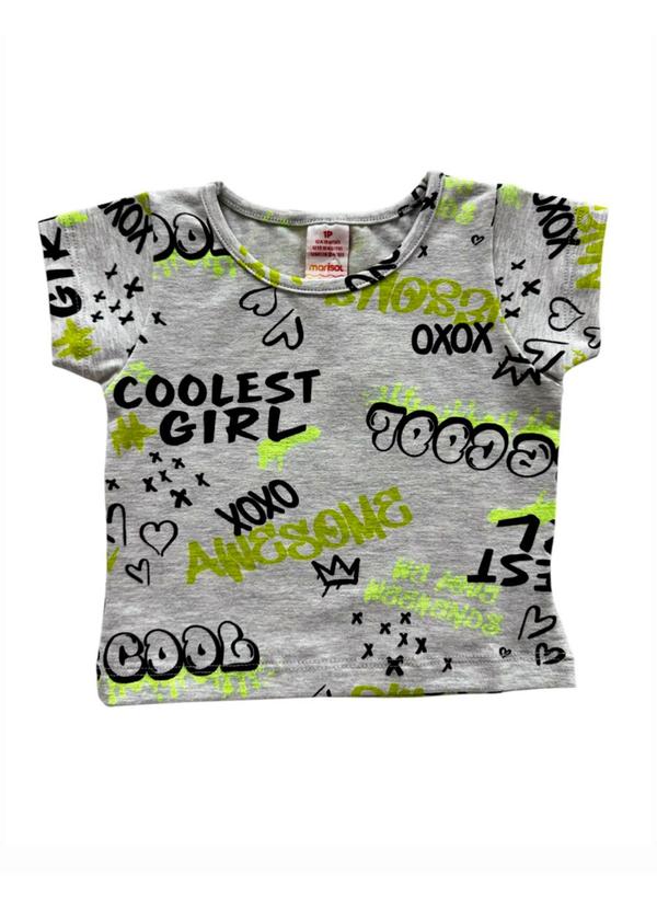 Blusa Mnaga Curta Estampada Marisol Verde